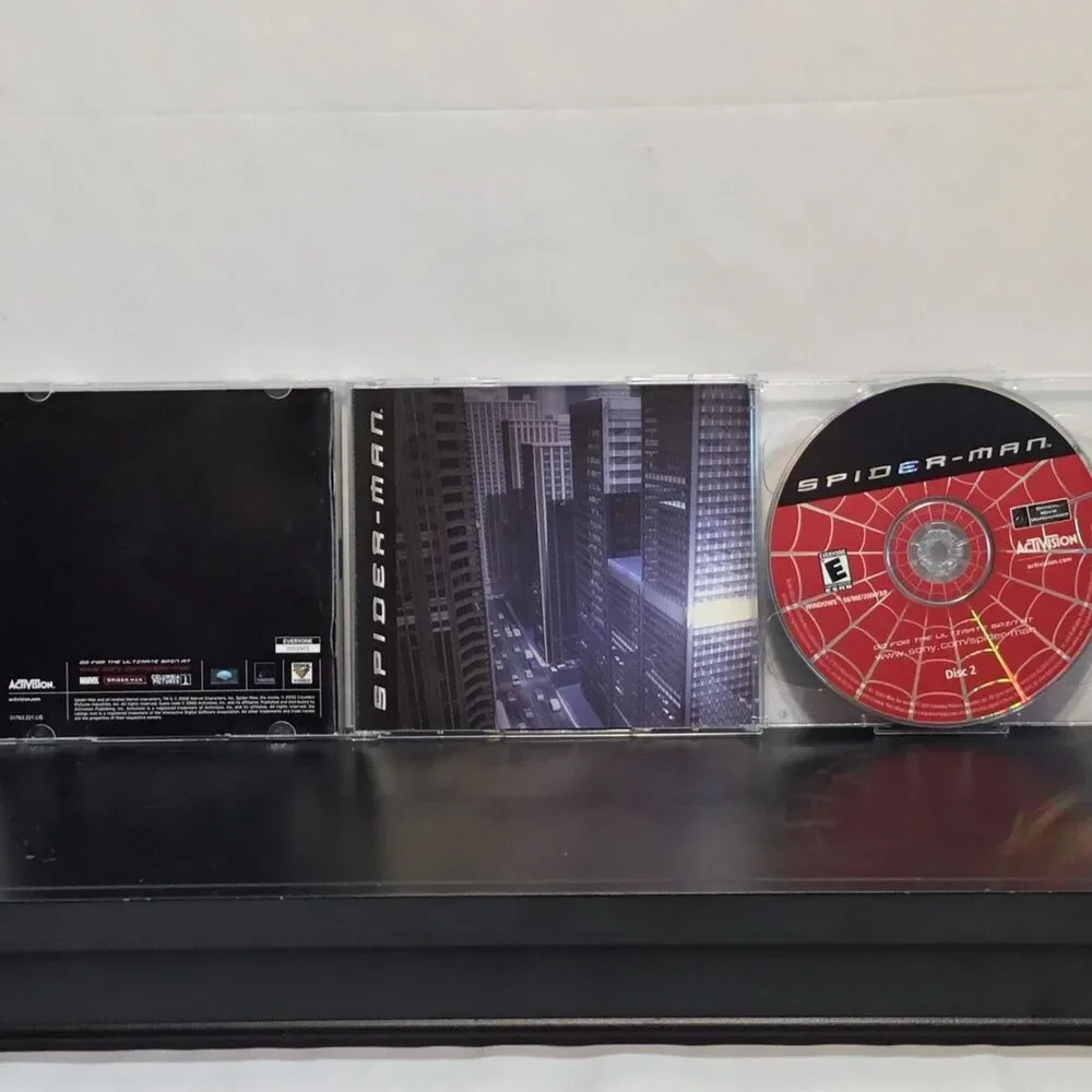 Spider-Man PC Game 2001 Activision Neversoft Retro Marvel Comic CD-ROM